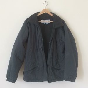 Columbia Sportswear blue fleece lined jacket M